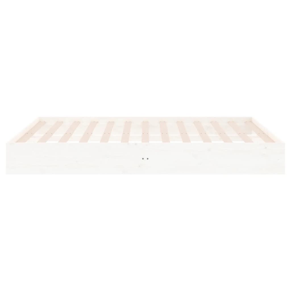 Bedframe massief hout wit 180x200 cm is nu te koop bij PeponiXL, paradijselijk wonen!