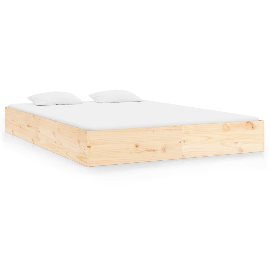 Bedframe zonder matras massief hout 160x200 cm is nu te koop bij PeponiXL, paradijselijk wonen!