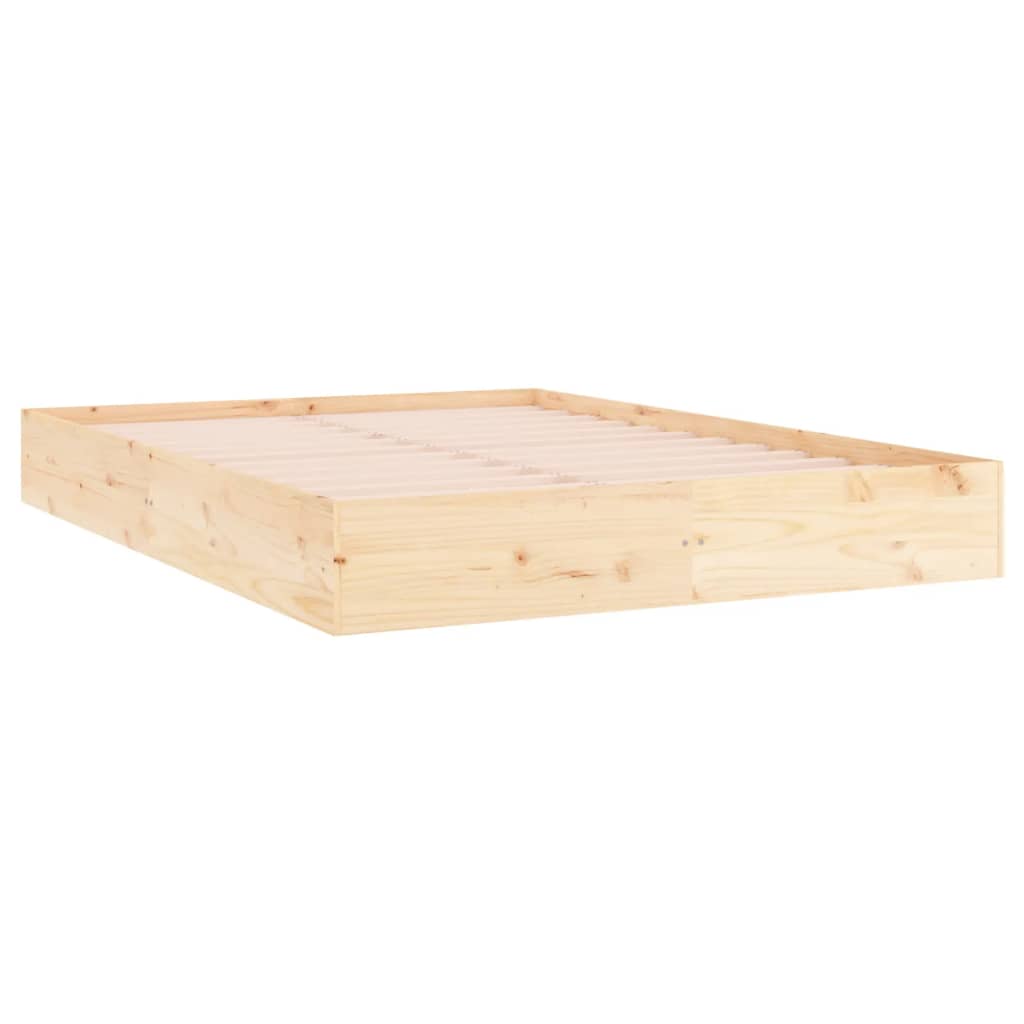 Bedframe zonder matras massief hout 160x200 cm is nu te koop bij PeponiXL, paradijselijk wonen!
