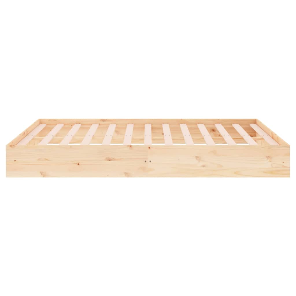 Bedframe zonder matras massief hout 160x200 cm is nu te koop bij PeponiXL, paradijselijk wonen!