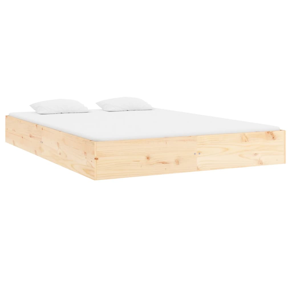 Bedframe zonder matras massief hout 120x200 cm is nu te koop bij PeponiXL, paradijselijk wonen!