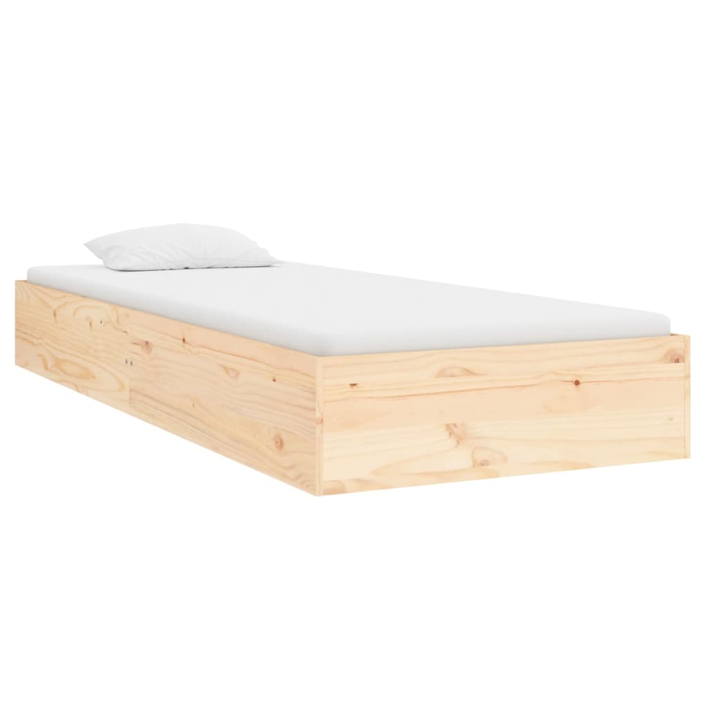 Bedframe massief hout 90x190 cm is nu te koop bij PeponiXL, paradijselijk wonen!