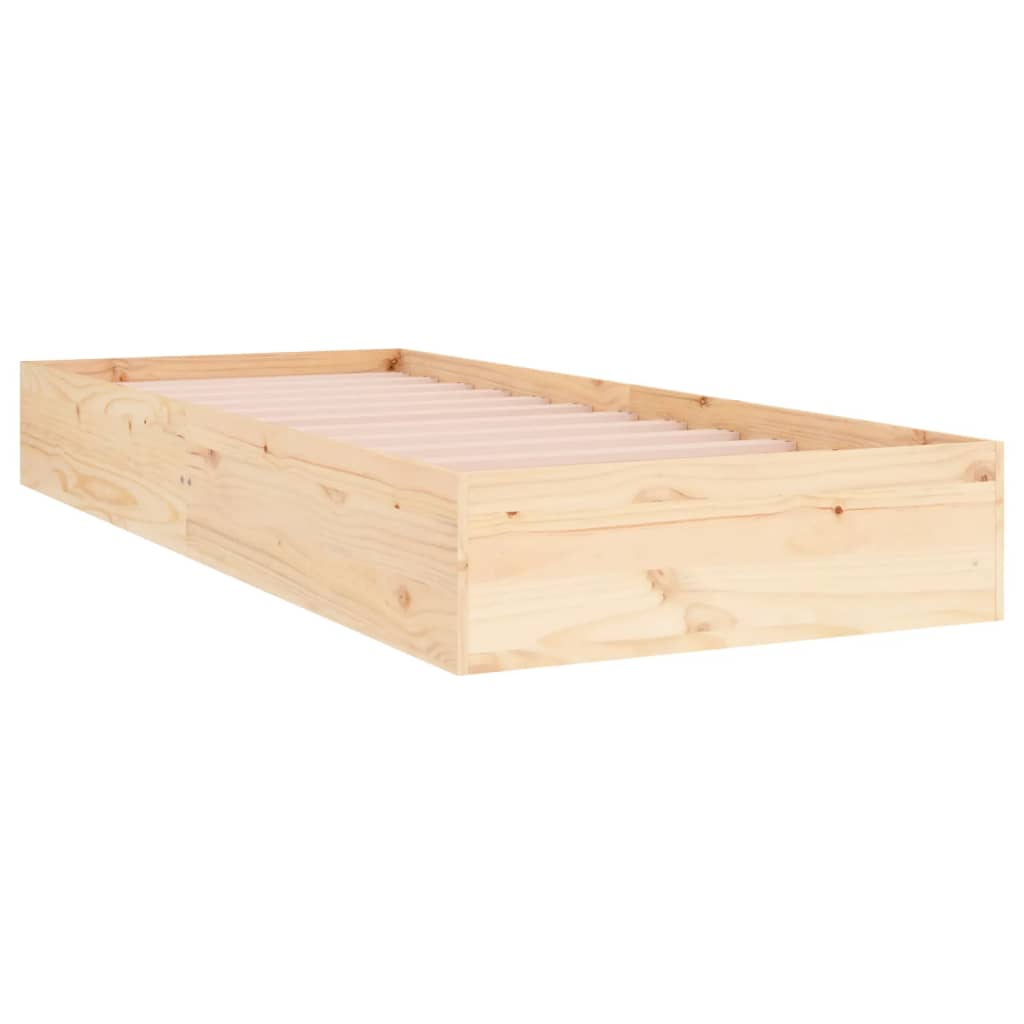 Bedframe massief hout 90x190 cm is nu te koop bij PeponiXL, paradijselijk wonen!