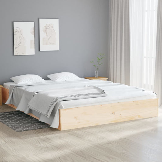 Bedframe massief hout 120x190 cm is nu te koop bij PeponiXL, paradijselijk wonen!