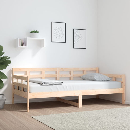 Slaapbank massief grenenhout 90x190 cm is nu te koop bij PeponiXL, paradijselijk wonen!
