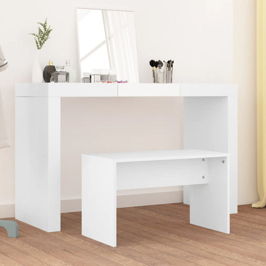 Kaptafelkruk 70x35x45 cm bewerkt hout wit is nu te koop bij PeponiXL, paradijselijk wonen!