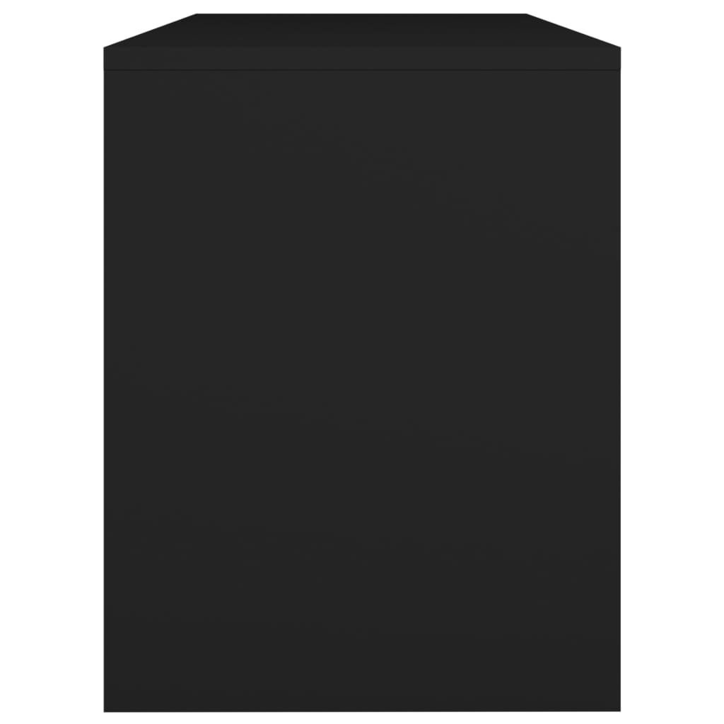 Kaptafelkruk 70x35x45 cm bewerkt hout zwart is nu te koop bij PeponiXL, paradijselijk wonen!