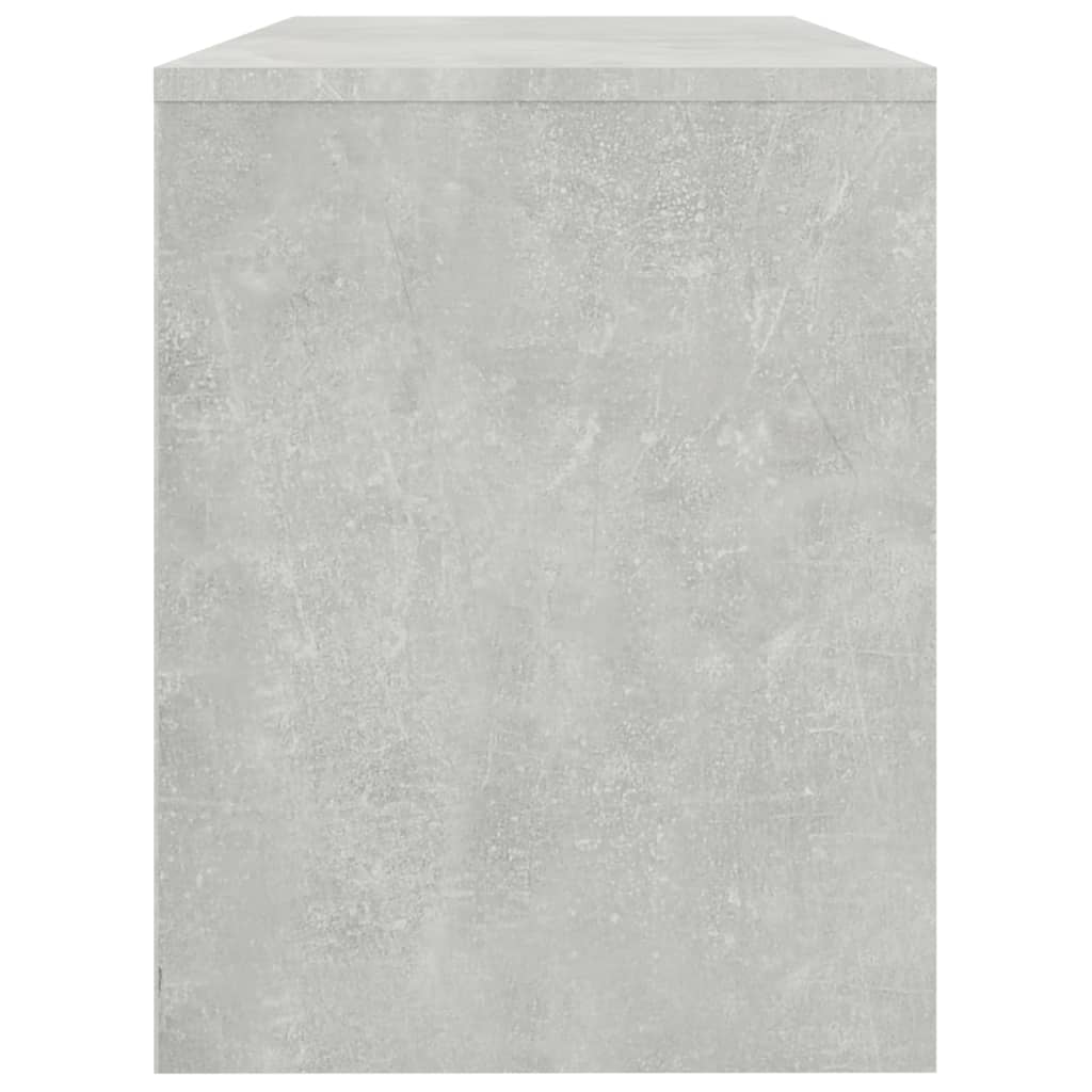 Kaptafelkruk 70x35x45 cm bewerkt hout betongrijs is nu te koop bij PeponiXL, paradijselijk wonen!