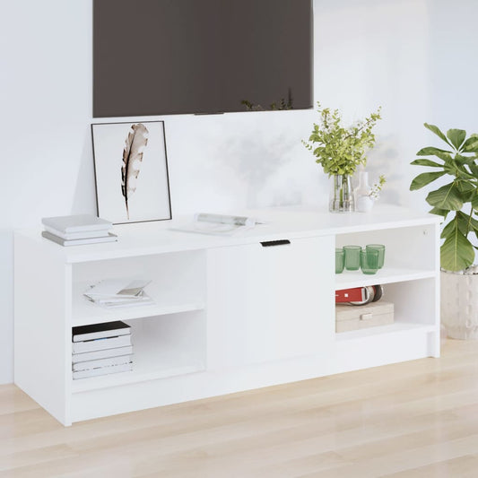 Tv-meubel 102x35,5x36,5 cm bewerkt hout wit is nu te koop bij PeponiXL, paradijselijk wonen!