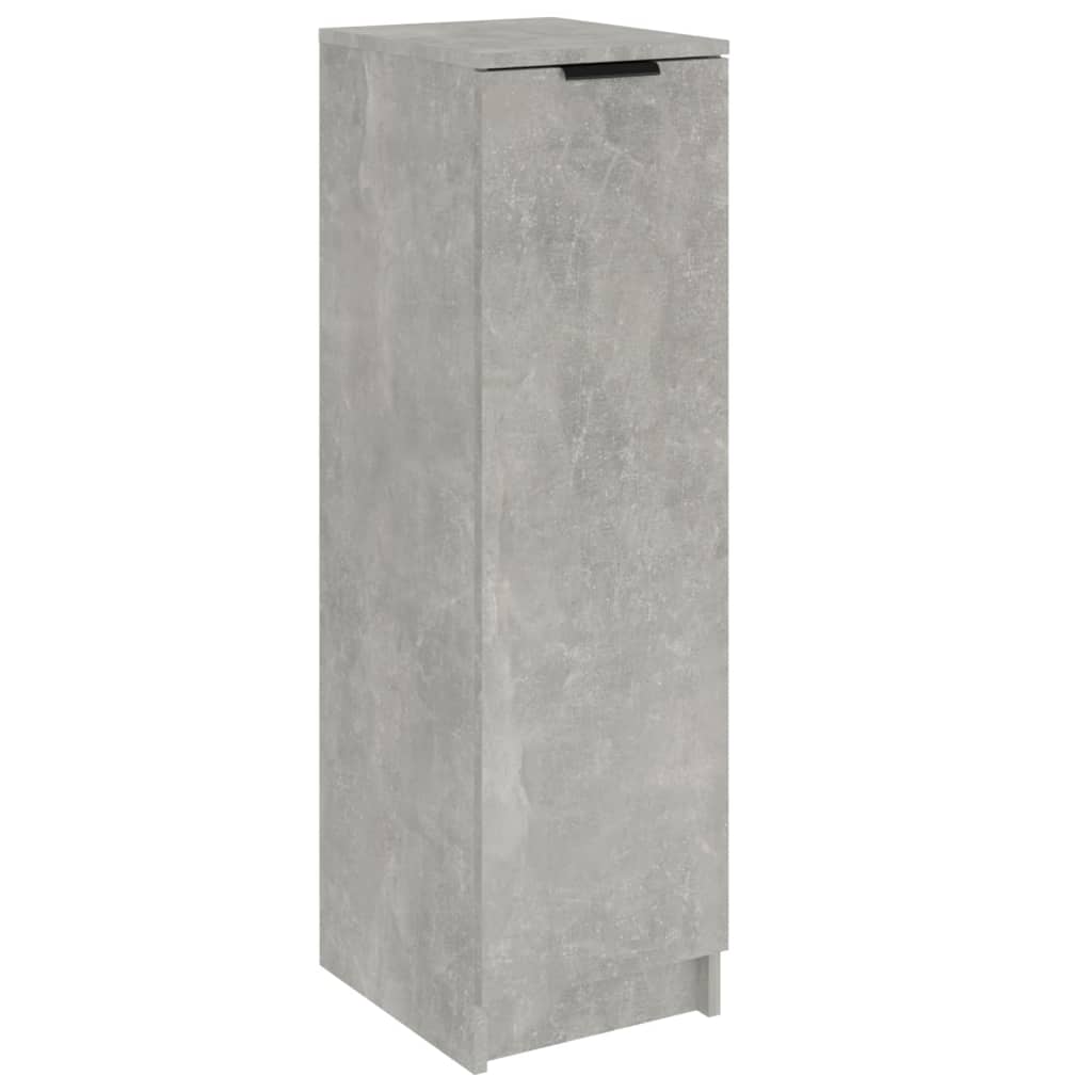 Schoenenkast 30x35x100 cm bewerkt hout betongrijs is nu te koop bij PeponiXL, paradijselijk wonen!