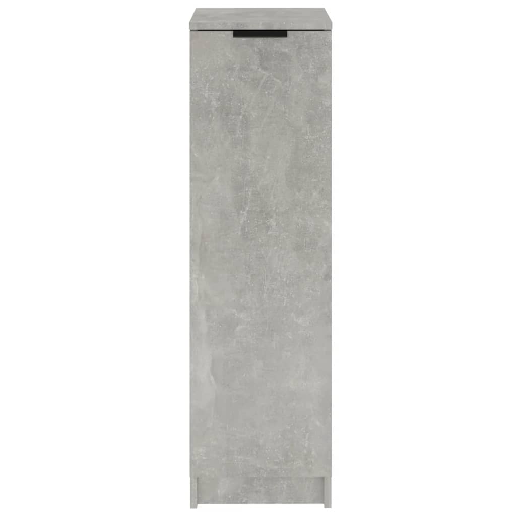 Schoenenkast 30x35x100 cm bewerkt hout betongrijs is nu te koop bij PeponiXL, paradijselijk wonen!