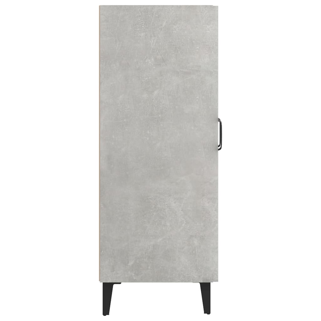 Dressoir 69,5x34x90 cm bewerkt hout betongrijs is nu te koop bij PeponiXL, paradijselijk wonen!