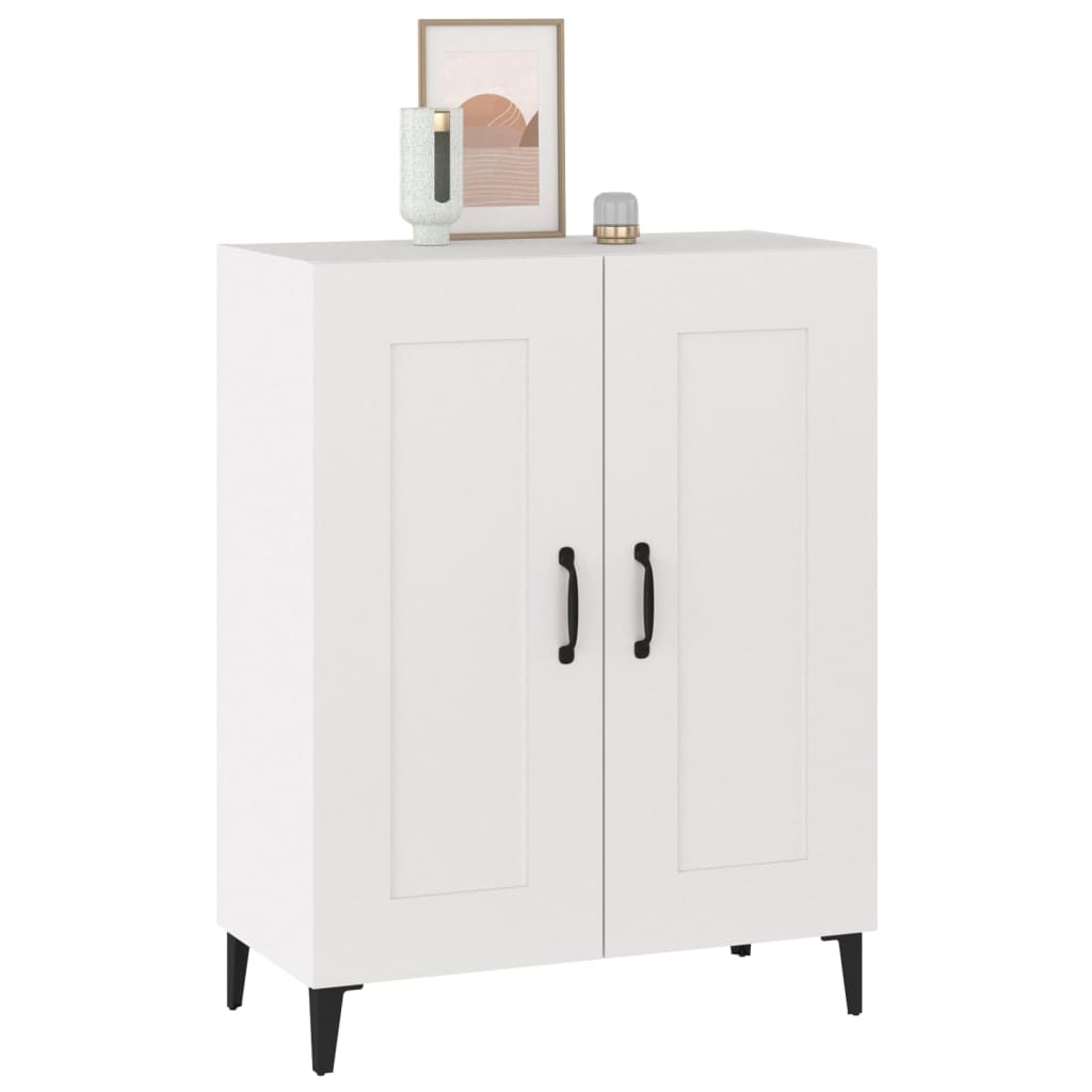 Dressoir 69,5x34x90 cm bewerkt hout wit is nu te koop bij PeponiXL, paradijselijk wonen!
