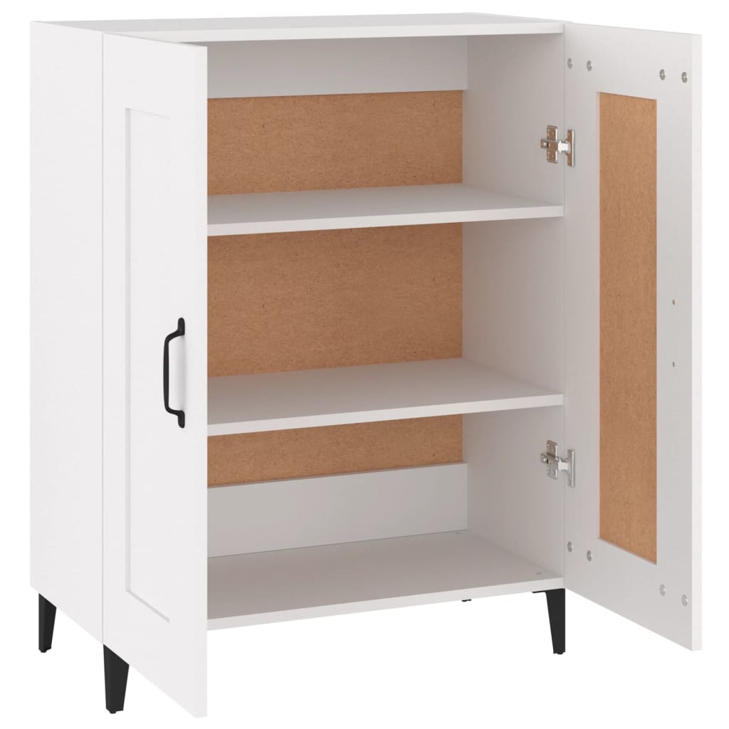 Dressoir 69,5x34x90 cm bewerkt hout wit is nu te koop bij PeponiXL, paradijselijk wonen!