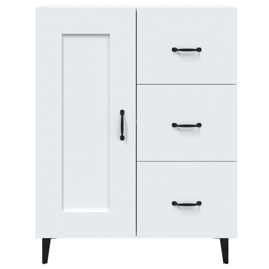 Dressoir 69,5x34x90 cm bewerkt hout wit is nu te koop bij PeponiXL, paradijselijk wonen!