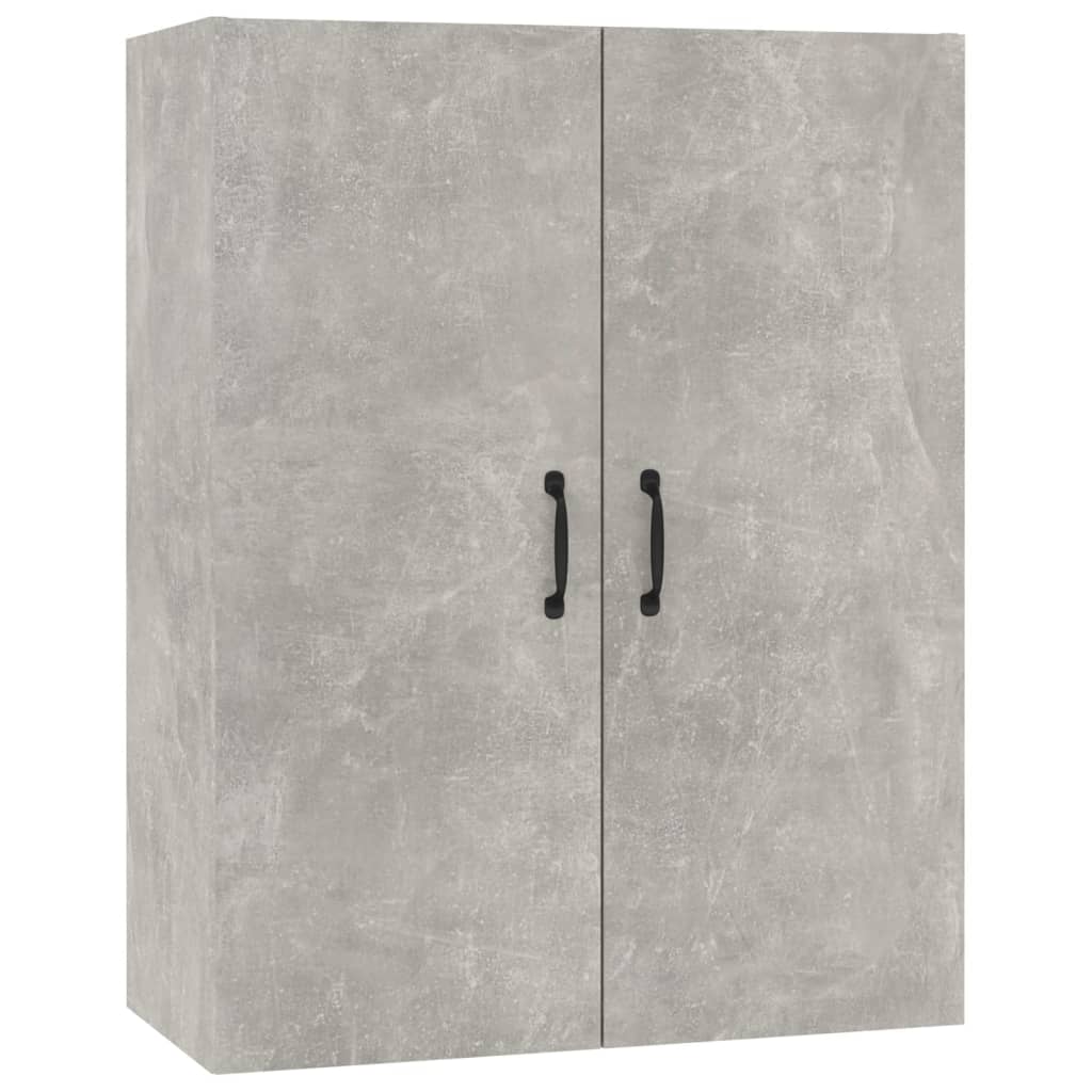 Hangkast 69,5x34x90 cm bewerkt hout betongrijs is nu te koop bij PeponiXL, paradijselijk wonen!