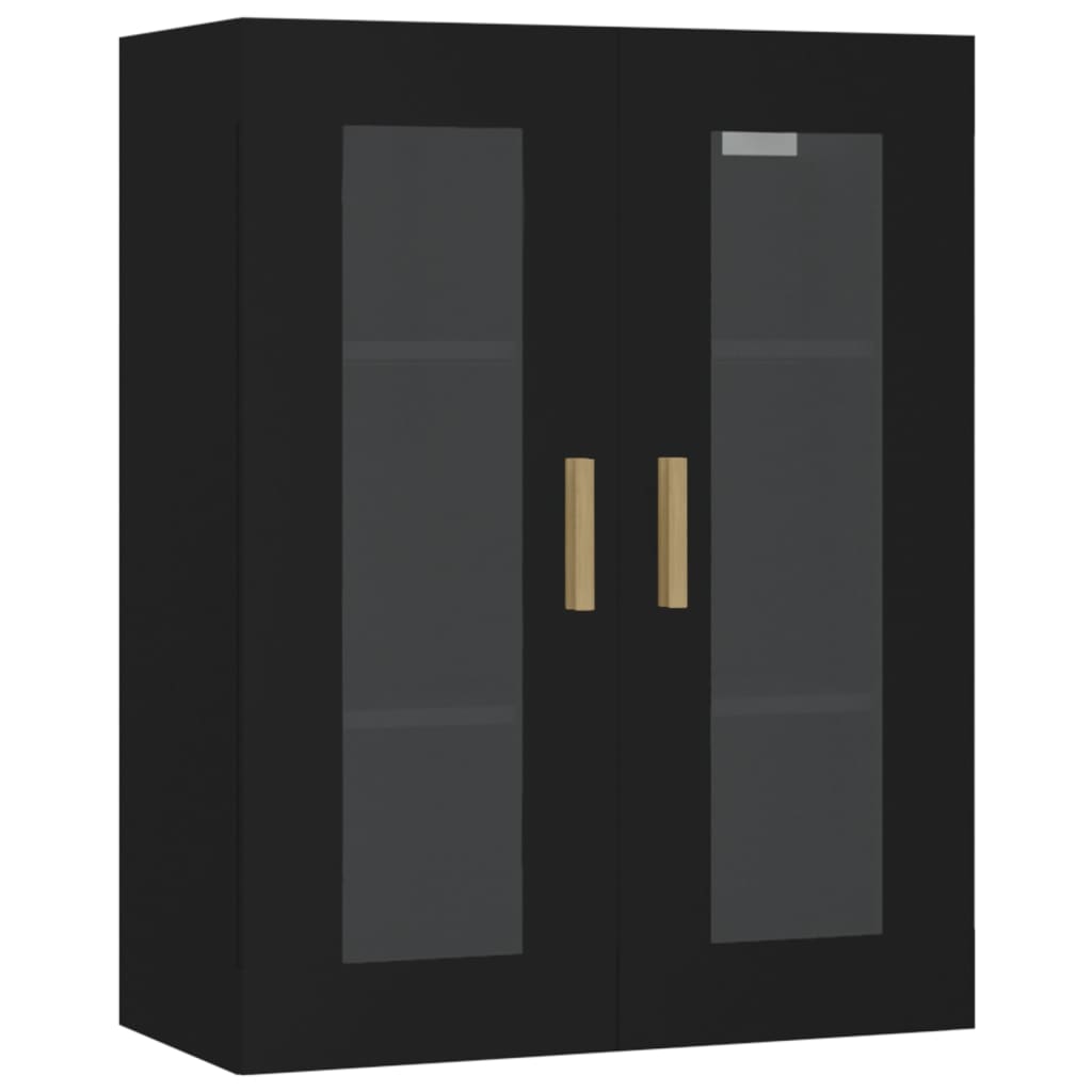 Bovenkast 69,5x34x90 cm zwart is nu te koop bij PeponiXL, paradijselijk wonen!
