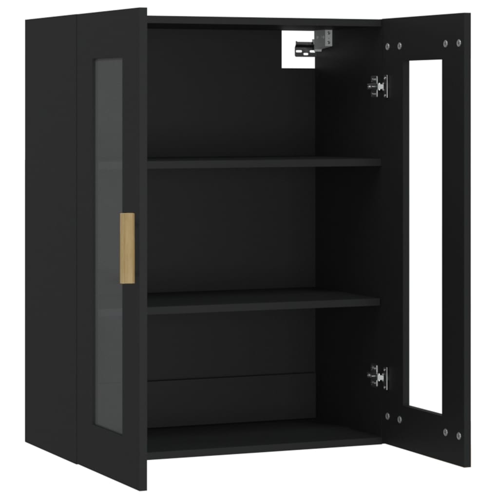 Bovenkast 69,5x34x90 cm zwart is nu te koop bij PeponiXL, paradijselijk wonen!