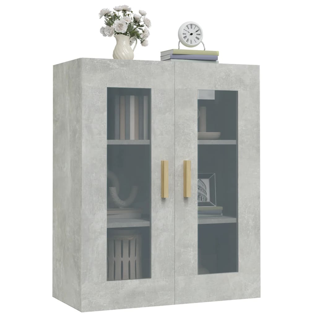 Bovenkast 69,5x34x90 cm betongrijs is nu te koop bij PeponiXL, paradijselijk wonen!