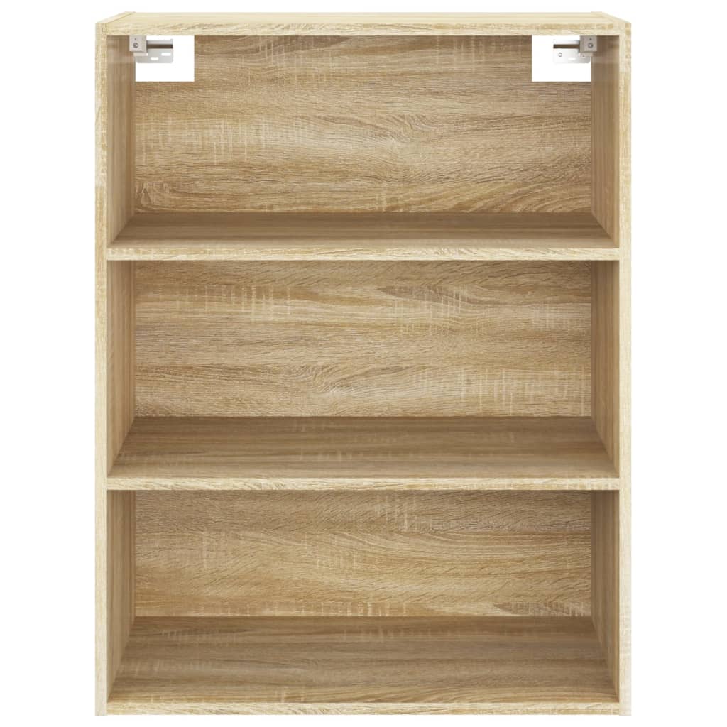Hangkast 69,5x32,5x90 cm sonoma eikenkleurig is nu te koop bij PeponiXL, paradijselijk wonen!
