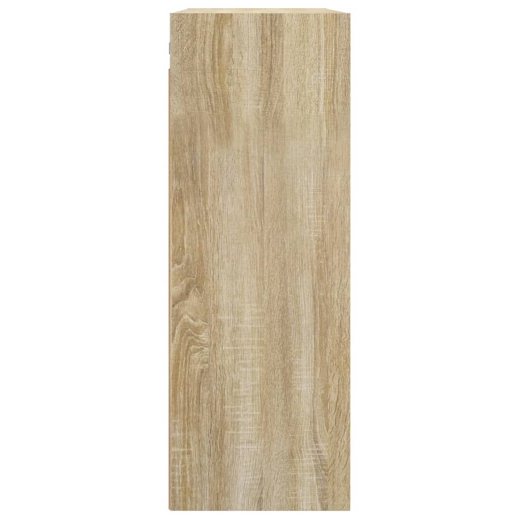 Hangkast 69,5x32,5x90 cm sonoma eikenkleurig is nu te koop bij PeponiXL, paradijselijk wonen!