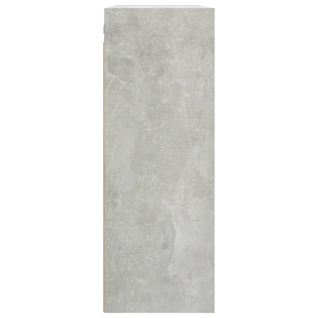 Hangkast 69,5x32,5x90 cm betongrijs is nu te koop bij PeponiXL, paradijselijk wonen!