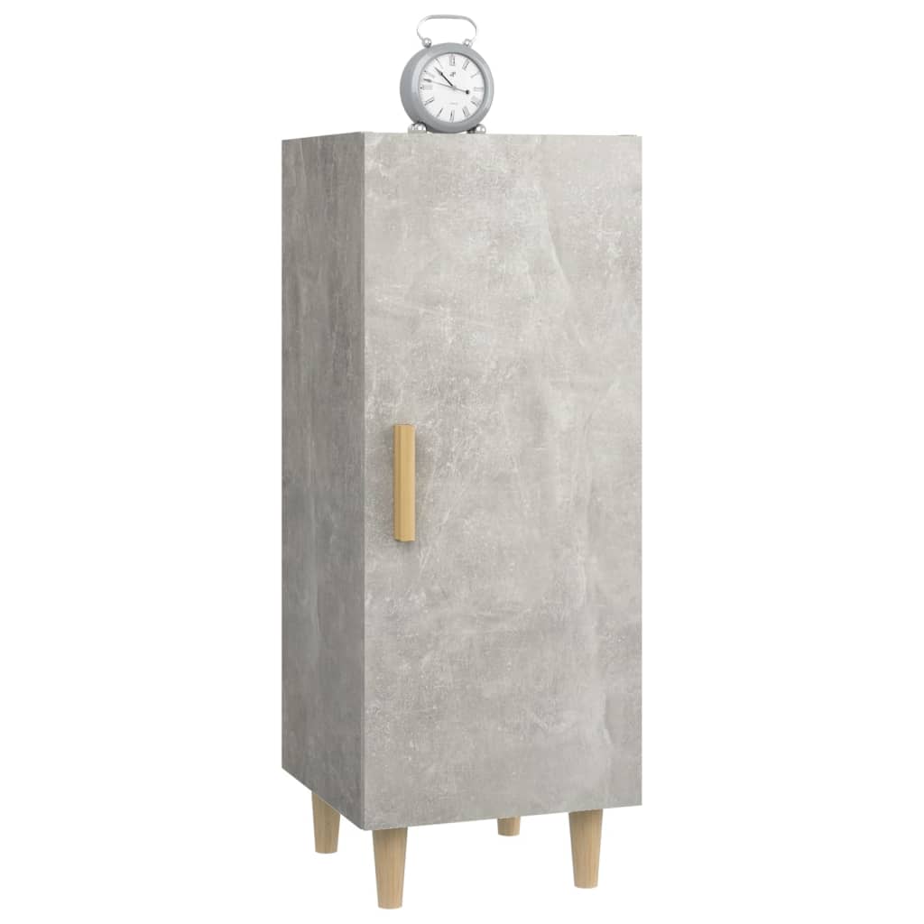 Dressoir 34,5x34x90 cm bewerkt hout betongrijs is nu te koop bij PeponiXL, paradijselijk wonen!