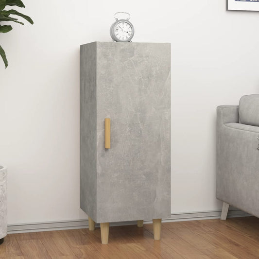 Dressoir 34,5x34x90 cm bewerkt hout betongrijs is nu te koop bij PeponiXL, paradijselijk wonen!