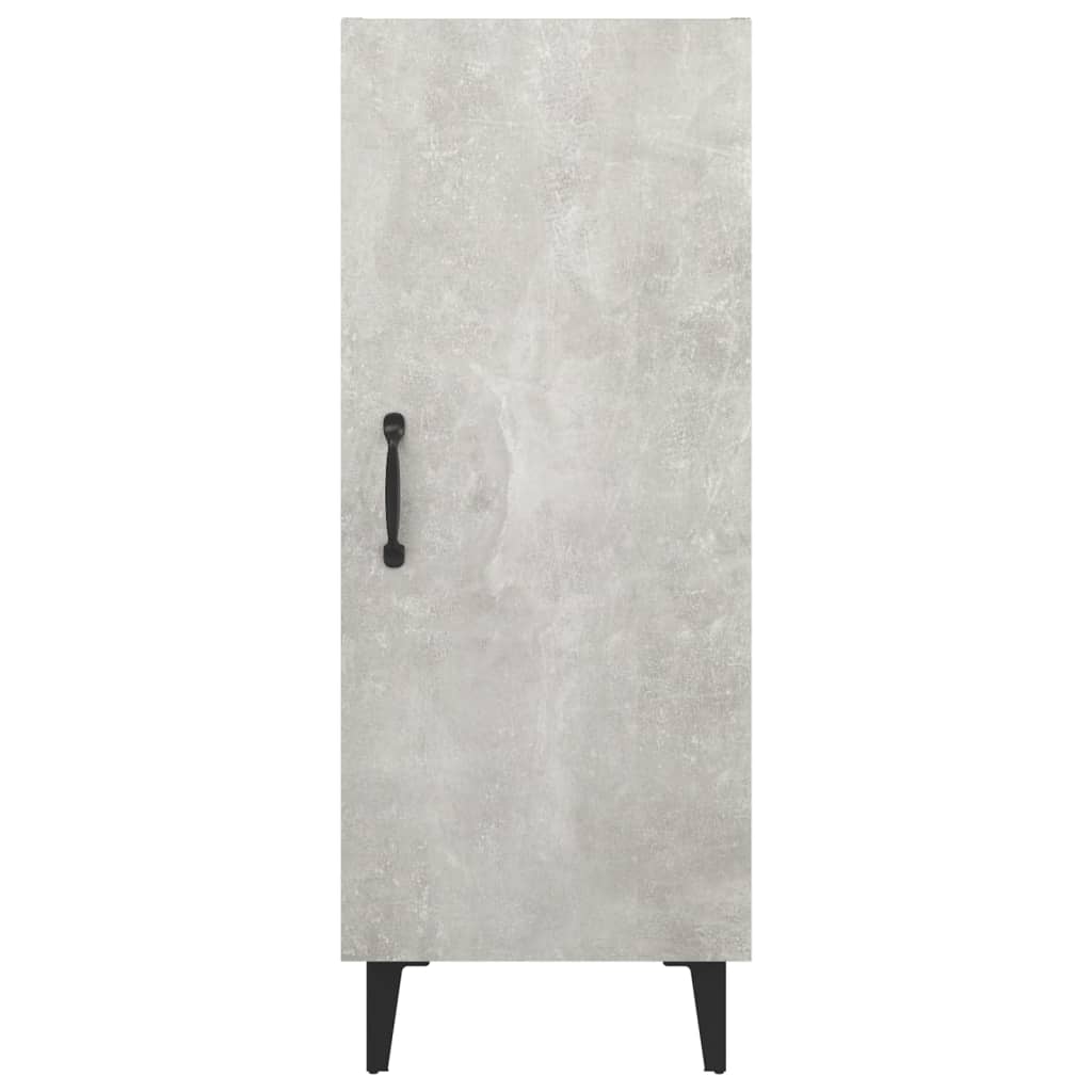 Dressoir 34,5x34x90 cm bewerkt hout betongrijs is nu te koop bij PeponiXL, paradijselijk wonen!