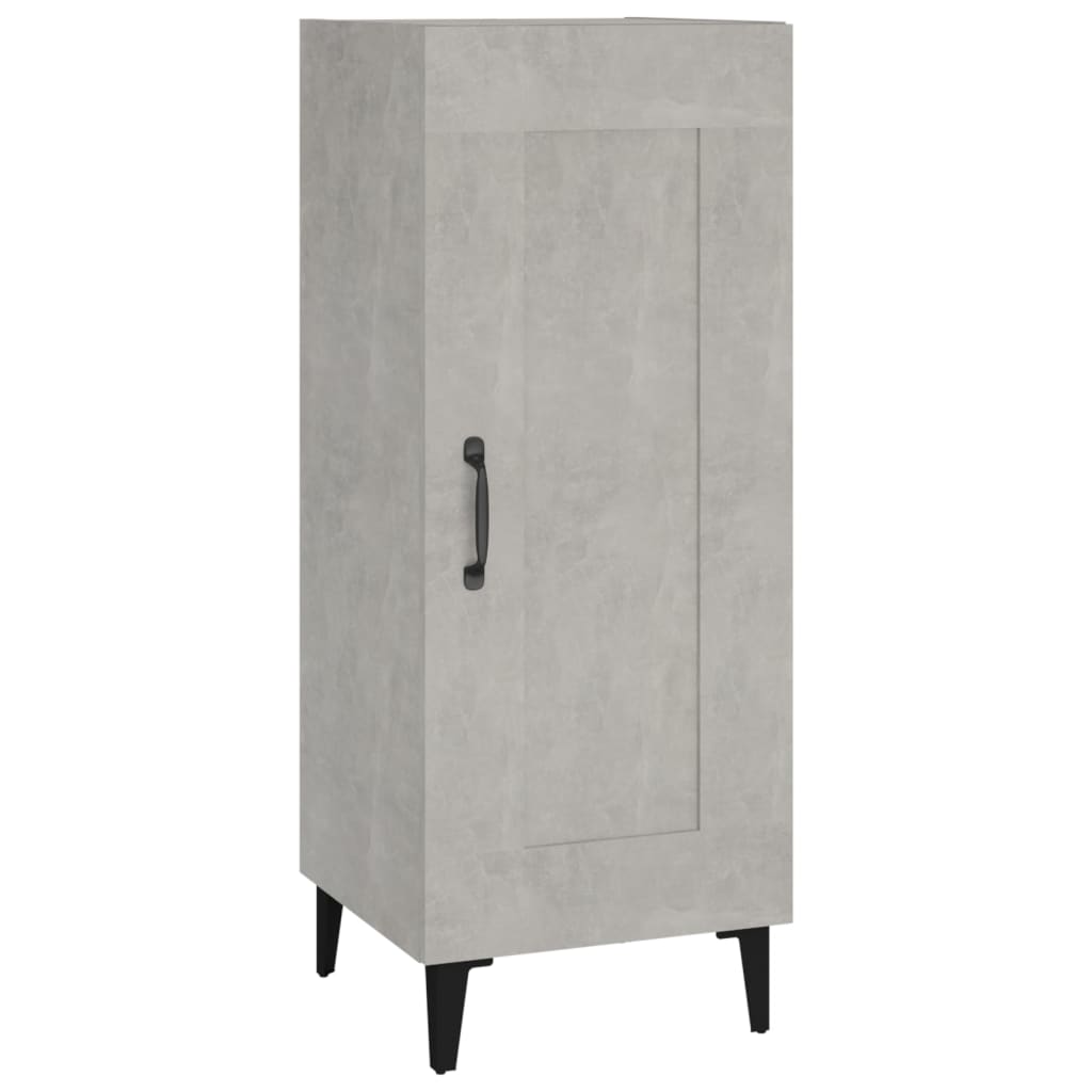Dressoir 34,5x34x90 cm bewerkt hout betongrijs is nu te koop bij PeponiXL, paradijselijk wonen!