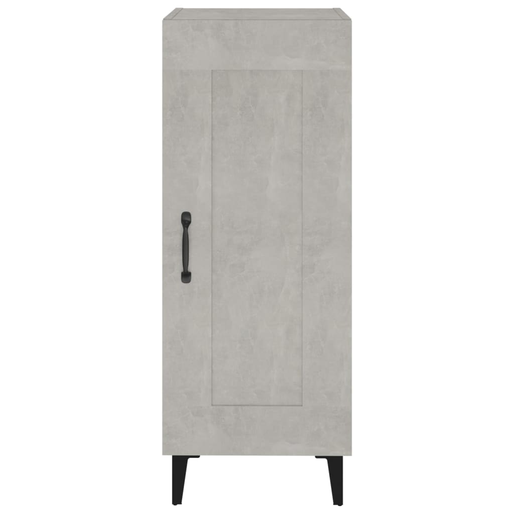 Dressoir 34,5x34x90 cm bewerkt hout betongrijs is nu te koop bij PeponiXL, paradijselijk wonen!