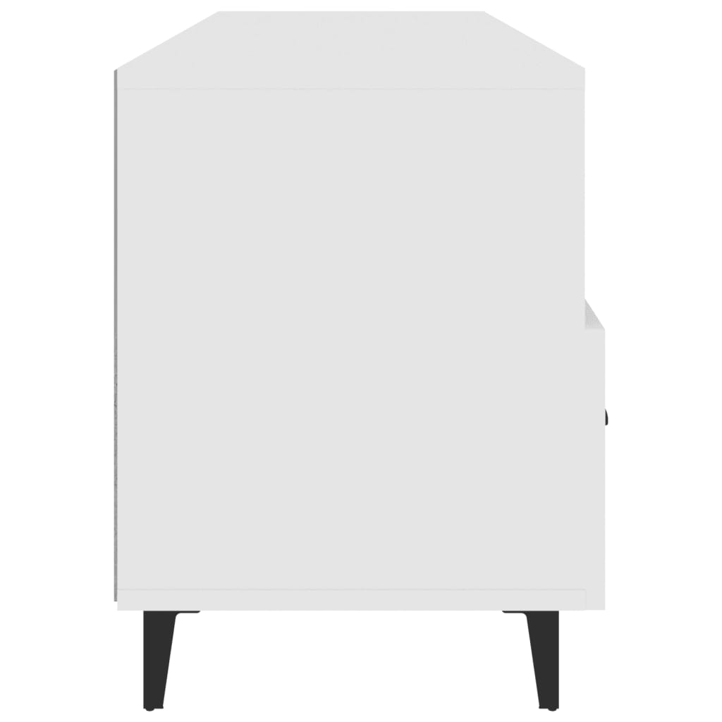 Tv-meubel 102x35x50 cm bewerkt hout wit is nu te koop bij PeponiXL, paradijselijk wonen!