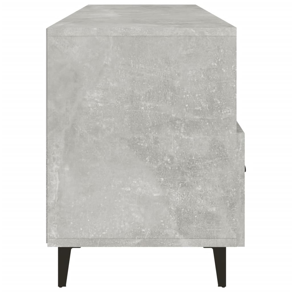 Tv-meubel 102x35x50 cm bewerkt hout betongrijs is nu te koop bij PeponiXL, paradijselijk wonen!