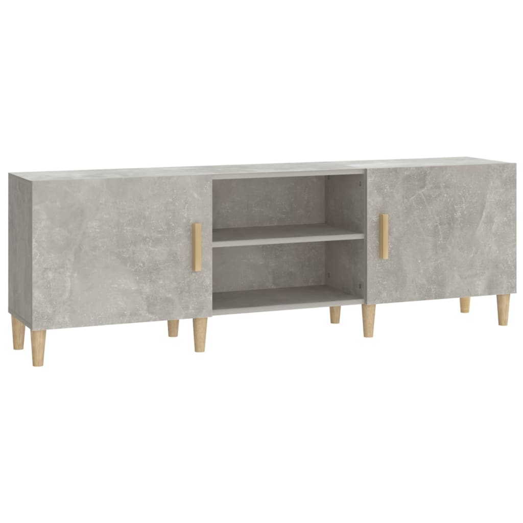 Tv-meubel 150x30x50 cm bewerkt hout betongrijs is nu te koop bij PeponiXL, paradijselijk wonen!