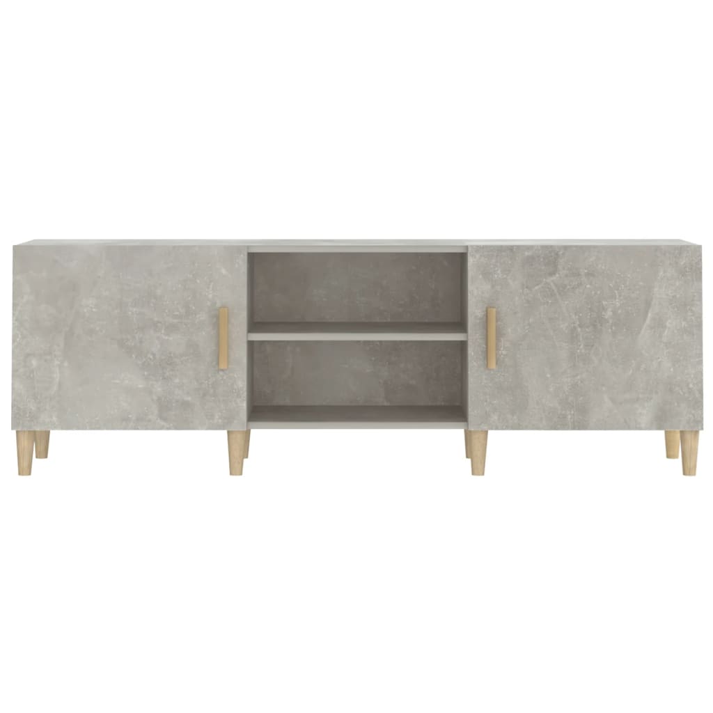 Tv-meubel 150x30x50 cm bewerkt hout betongrijs is nu te koop bij PeponiXL, paradijselijk wonen!