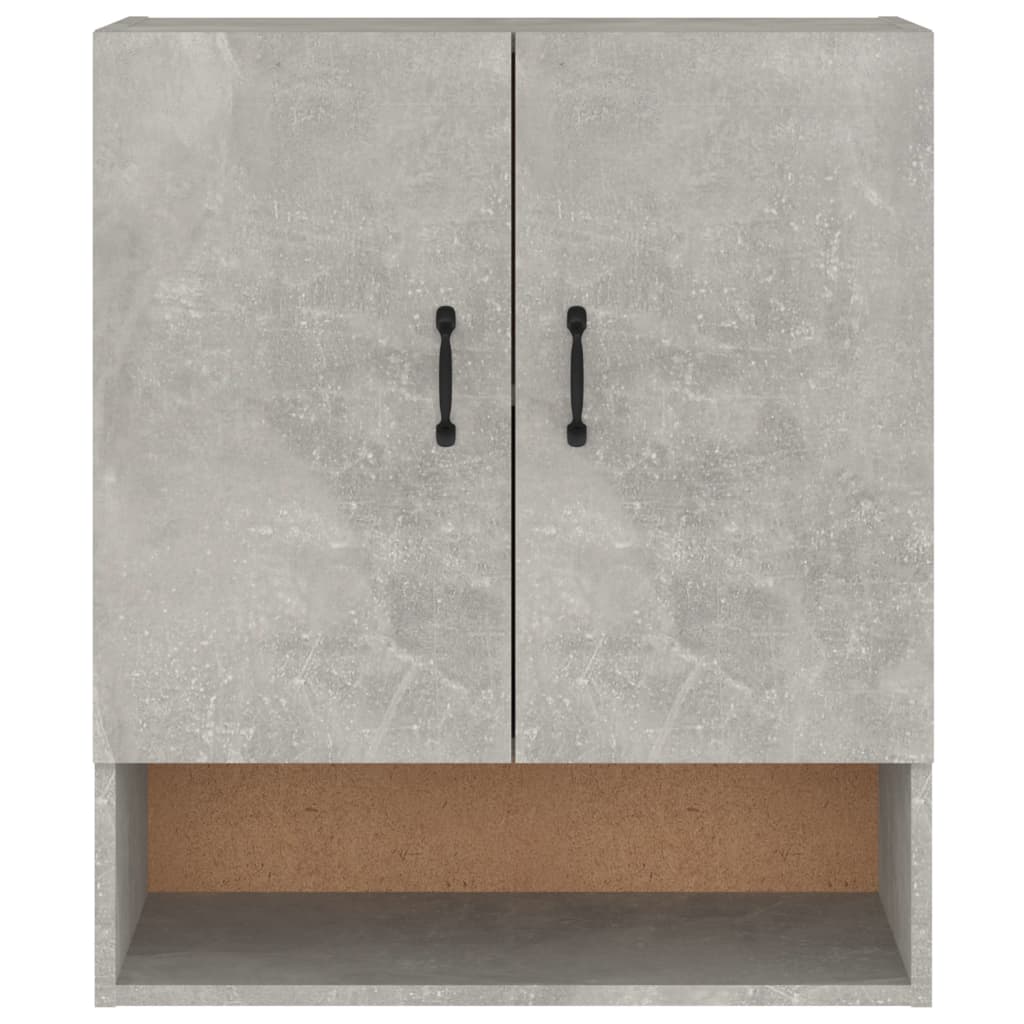 Wandkast 60x31x70 cm bewerkt hout betongrijs is nu te koop bij PeponiXL, paradijselijk wonen!