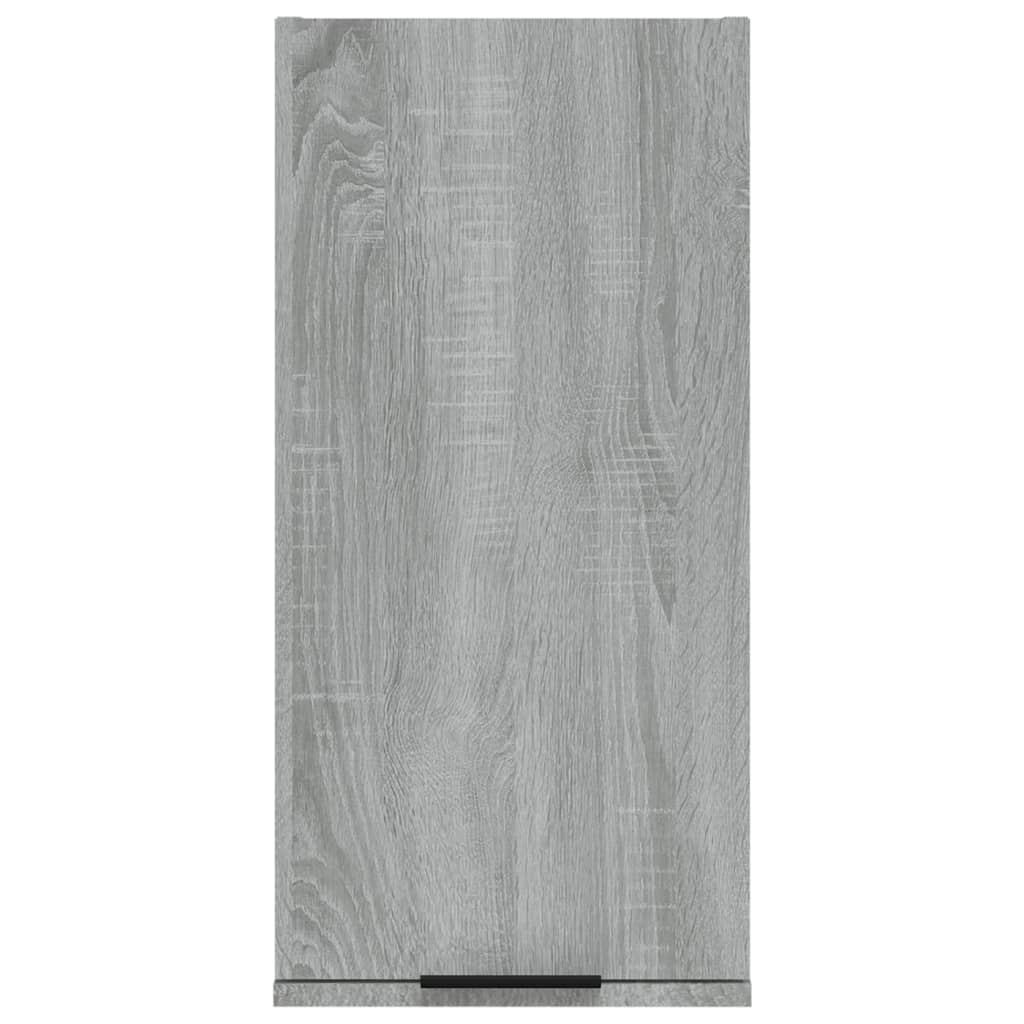 Badkamerkast wandgemonteerd 32x20x67 cm grijs sonoma eikenkleur is nu te koop bij PeponiXL, paradijselijk wonen!