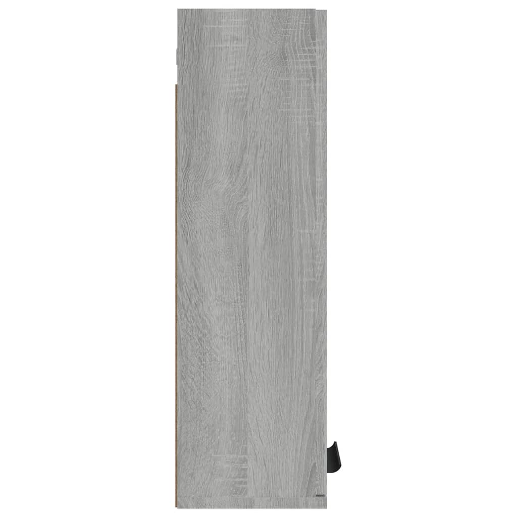 Badkamerkast wandgemonteerd 32x20x67 cm grijs sonoma eikenkleur is nu te koop bij PeponiXL, paradijselijk wonen!