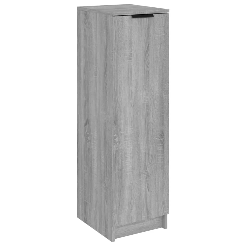 Schoenenkast 30x35x100 cm bewerkt hout grijs sonoma eikenkleur is nu te koop bij PeponiXL, paradijselijk wonen!