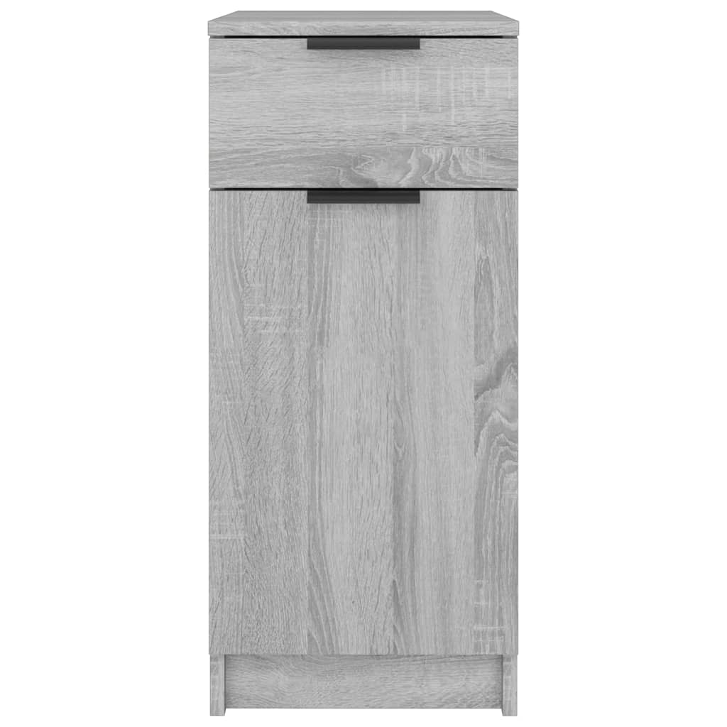 Bureaukast 33,5x50x75 cm bewerkt hout grijs sonoma eikenkleurig is nu te koop bij PeponiXL, paradijselijk wonen!