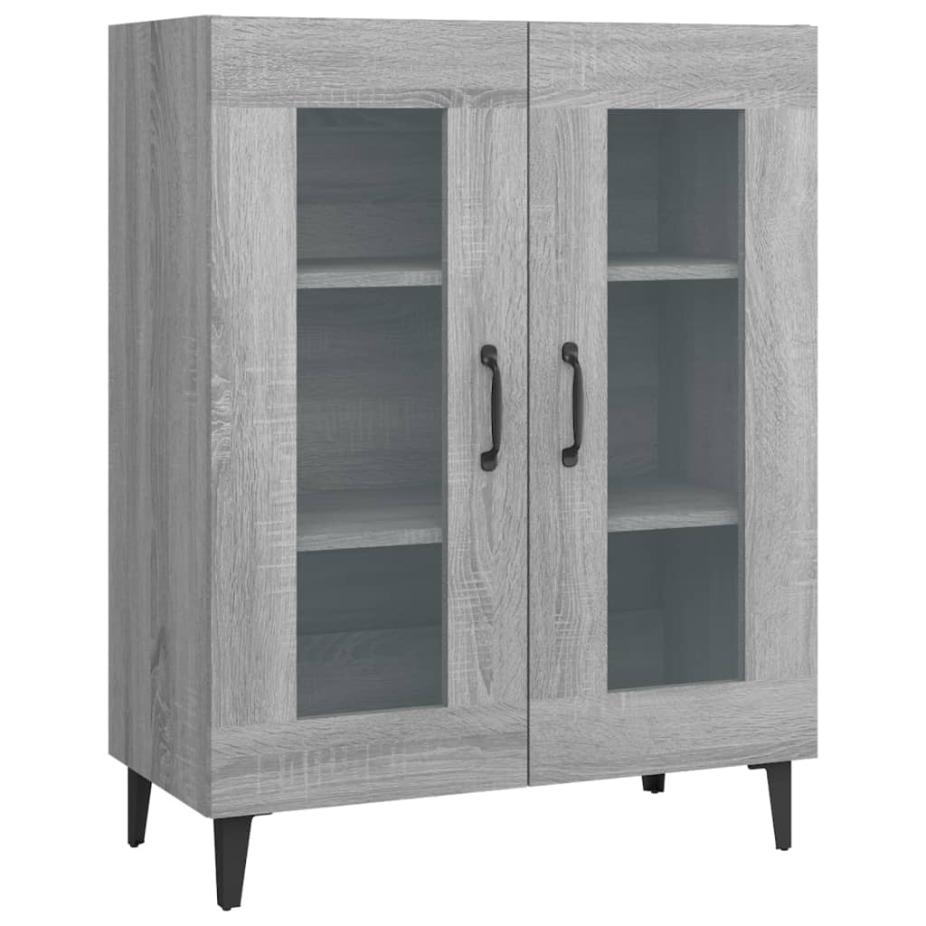 Dressoir 69,5x34x90 cm bewerkt hout grijs sonoma eikenkleurig is nu te koop bij PeponiXL, paradijselijk wonen!
