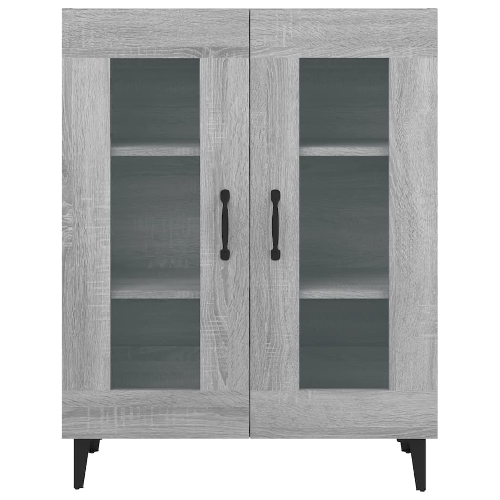 Dressoir 69,5x34x90 cm bewerkt hout grijs sonoma eikenkleurig is nu te koop bij PeponiXL, paradijselijk wonen!