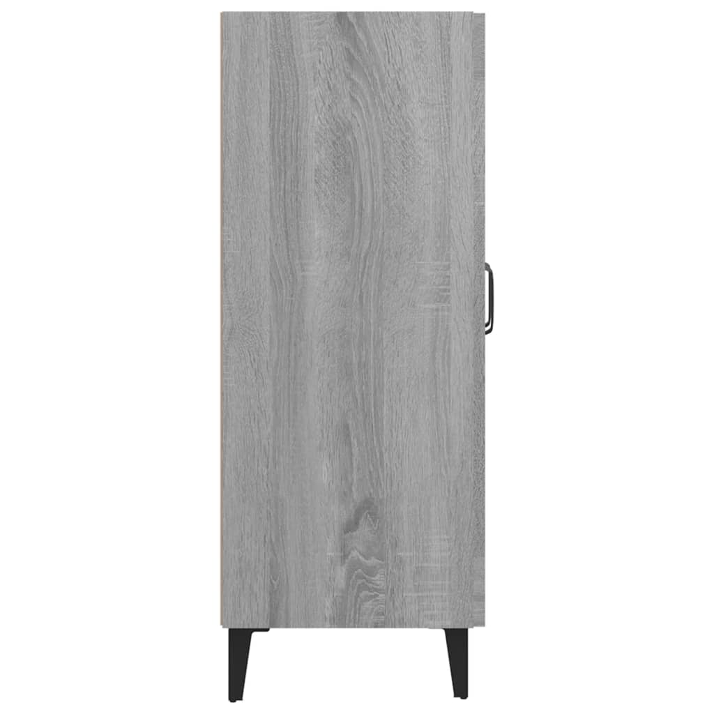Dressoir 69,5x34x90 cm bewerkt hout grijs sonoma eikenkleurig is nu te koop bij PeponiXL, paradijselijk wonen!