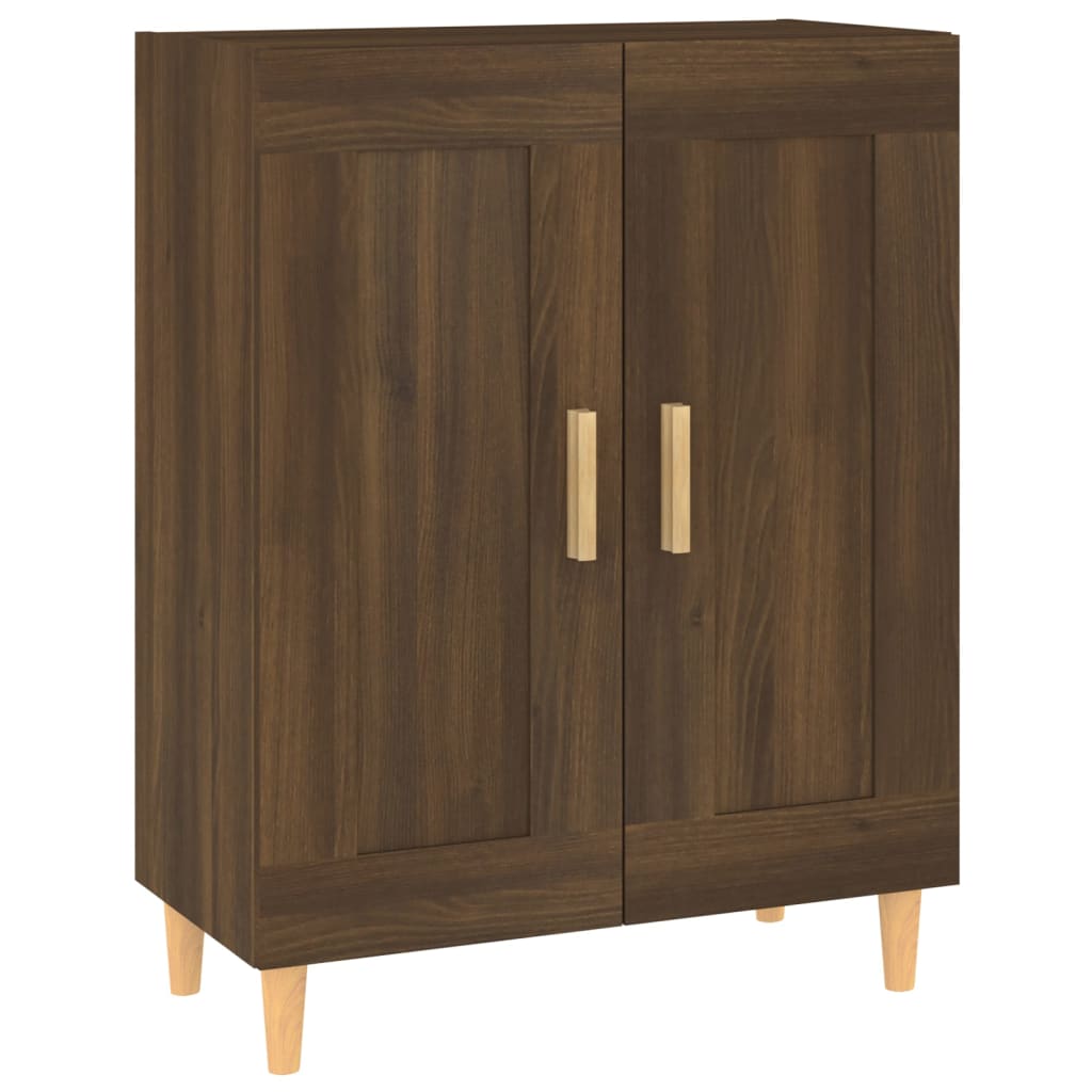 Dressoir 69,5x34x90 cm bewerkt hout bruin eikenkleur is nu te koop bij PeponiXL, paradijselijk wonen!