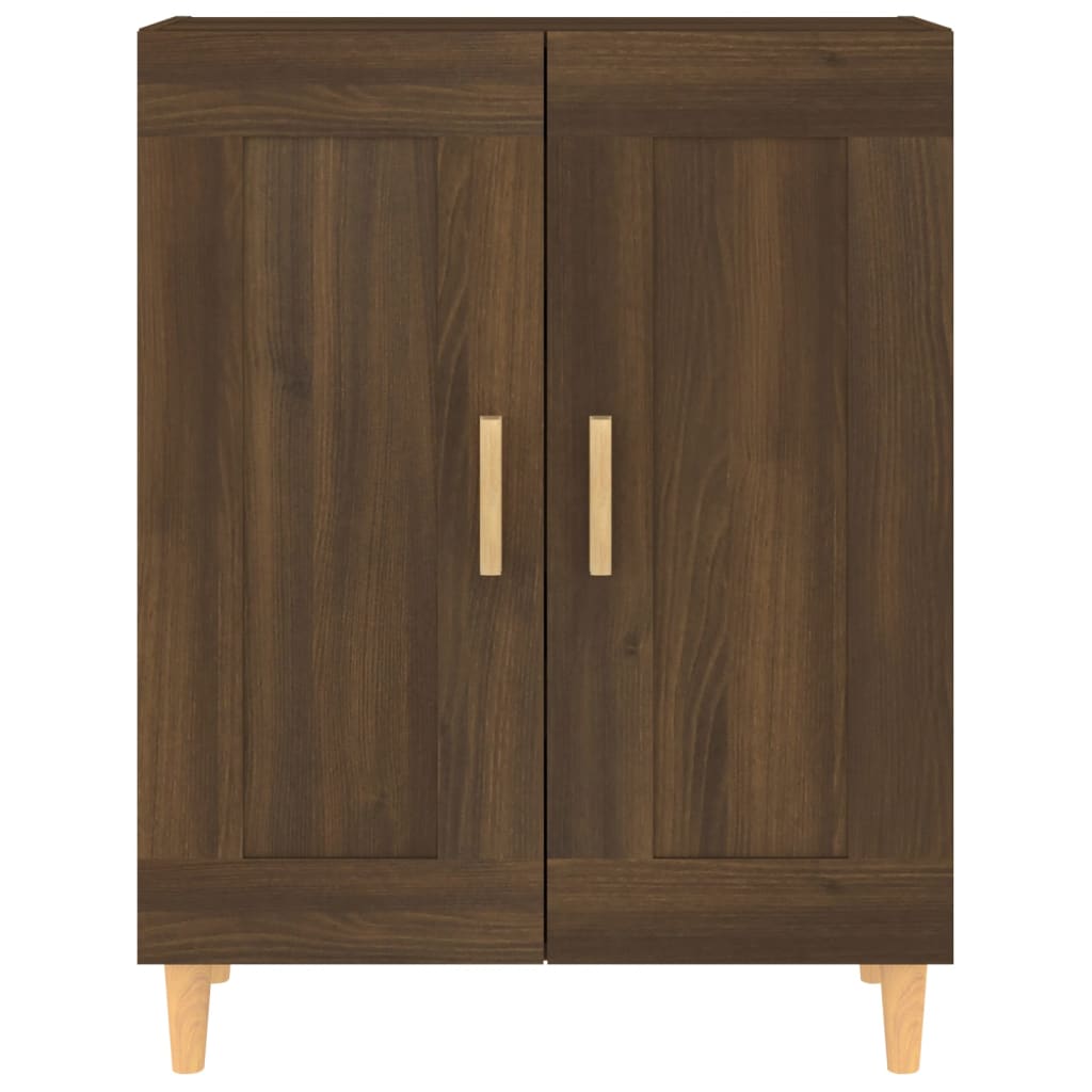 Dressoir 69,5x34x90 cm bewerkt hout bruin eikenkleur is nu te koop bij PeponiXL, paradijselijk wonen!