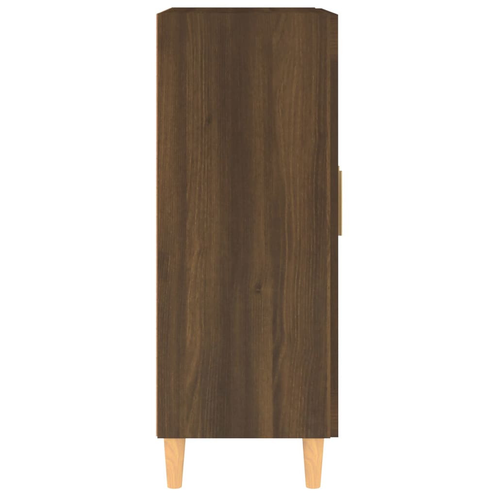 Dressoir 69,5x34x90 cm bewerkt hout bruin eikenkleur is nu te koop bij PeponiXL, paradijselijk wonen!
