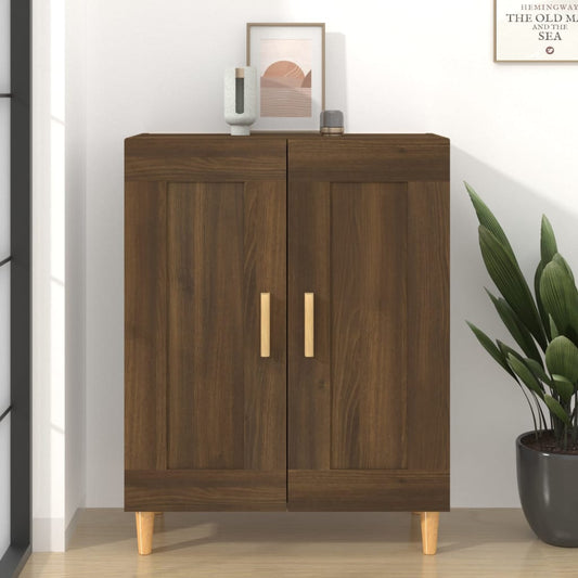 Dressoir 69,5x34x90 cm bewerkt hout bruin eikenkleur is nu te koop bij PeponiXL, paradijselijk wonen!