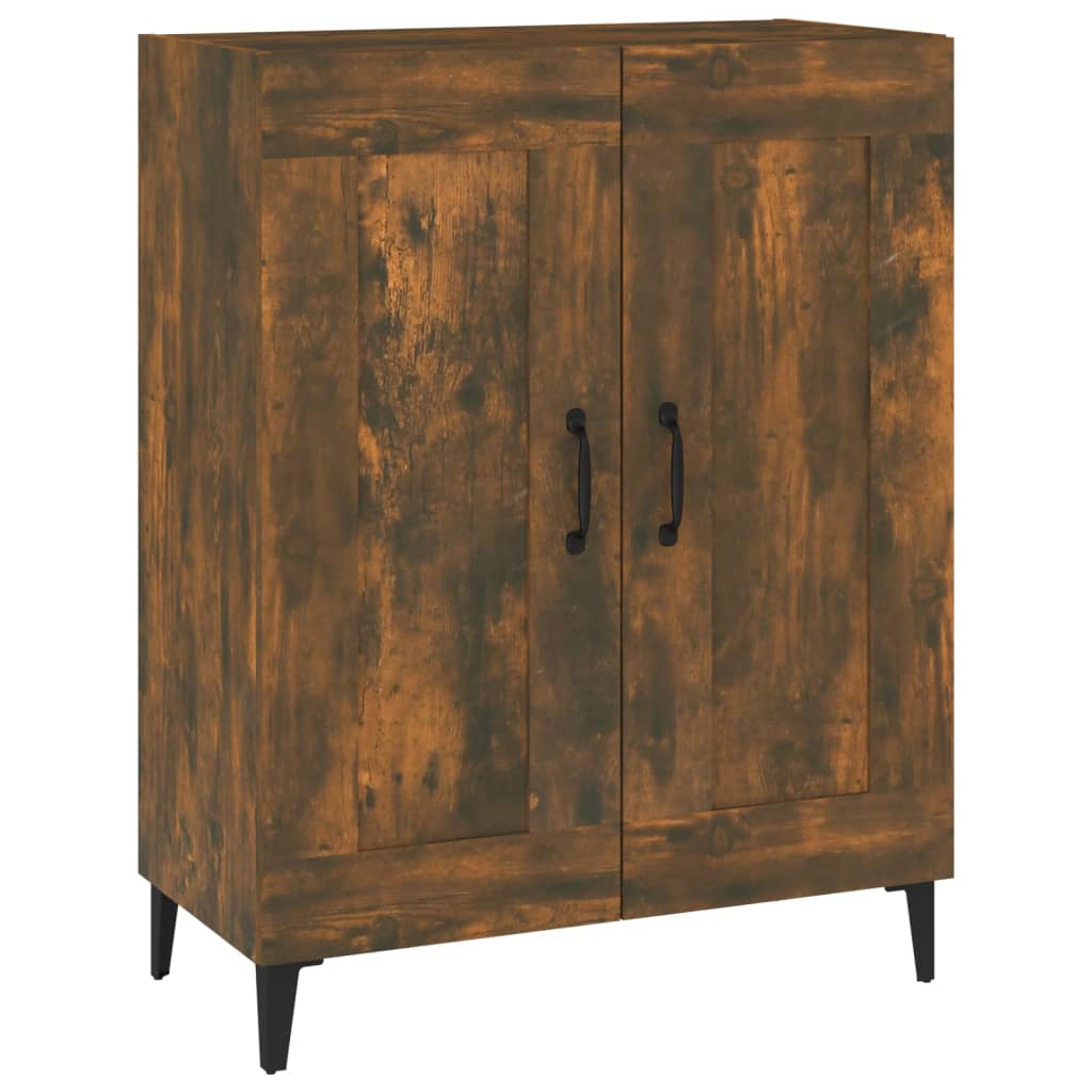 Dressoir 69,5x34x90 cm bewerkt hout gerookt eikenkleurig is nu te koop bij PeponiXL, paradijselijk wonen!