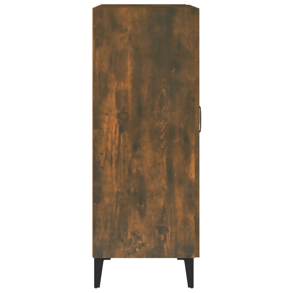 Dressoir 69,5x34x90 cm bewerkt hout gerookt eikenkleurig is nu te koop bij PeponiXL, paradijselijk wonen!