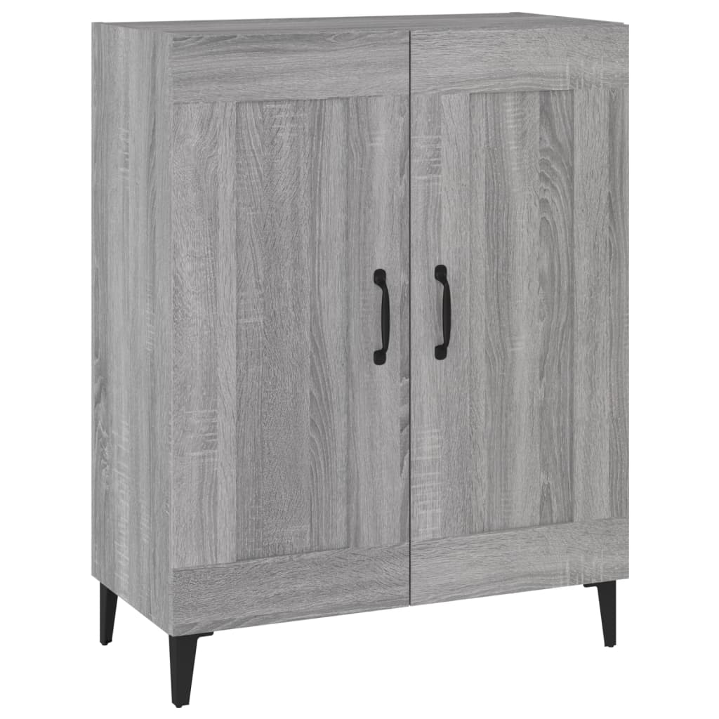 Dressoir 69,5x34x90 cm bewerkt hout grijs sonoma eikenkleurig is nu te koop bij PeponiXL, paradijselijk wonen!